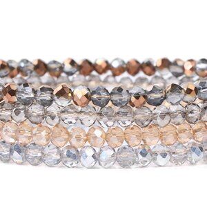 Multi-Strand Crystal Bracelet‎ Set
